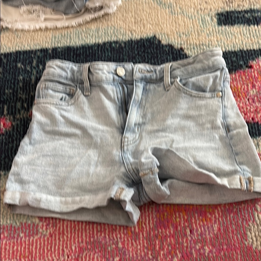 Women's Light Blue Denim Shorts